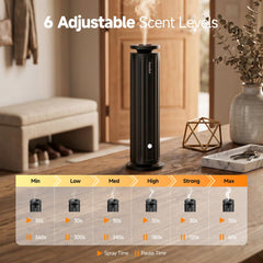 FEPPO diffuser with five essential oil bottles for instant setup