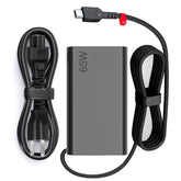 Fepprry front view of slim 65W USB‑C charger showing compact design and portability
