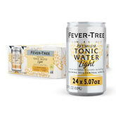 Fever-Tree can front view showing branding and low-calorie benefit