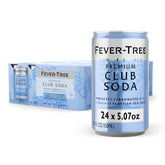 Fever-Tree front pack of 24 cans showing premium mixer for parties