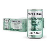 Fever-Tree front can showing label and floral branding, highlights premium quality