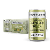 Fever-Tree ginger beer front packaging showcasing premium mixer and benefits