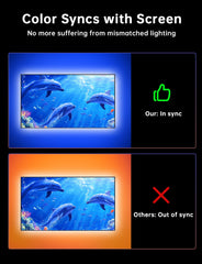 FFJ close up of RGB LED strip detail highlighting color fidelity