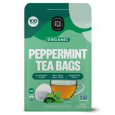 FGO front packaging showing organic peppermint and eco-friendly benefits