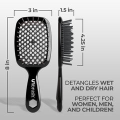 FHI Heat UNbrush vented back detail showing airflow feature to speed drying
