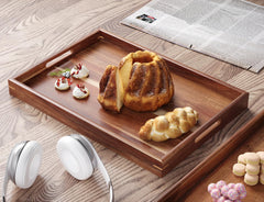 Fibogollo tray in use serving breakfast in bed demonstrating convenience and stylish presentation