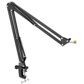 FIFINE front view of assembled CS1 boom arm showing stable mount benefit