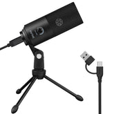 FIFINE K669B front view showing clean microphone face and focused vocals