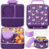 Fimibuke bento box front view shows airtight construction and handle benefit