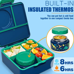 Fimibuke insulated 8.5oz food jar keeping hot meals separate and convenient