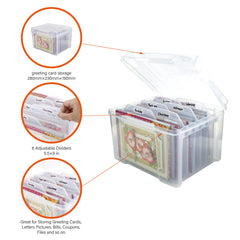 Find Scrapblooms close-up of a removable divider demonstrating secure fit