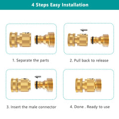 FINEST+ female swivel connector detail demonstrating easy swivel and anti-kink benefit