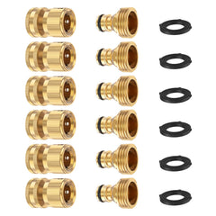 FINEST+ front packaging showing six brass quick connector sets and benefits