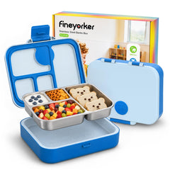 FINEYORKER front view with lid closed showing compact design and portability