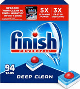 Finish front packaging showing 94-count and benefits