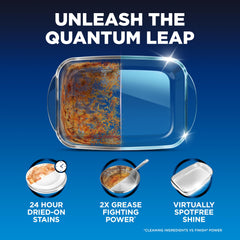 Finish Quantum lemon close-up pod highlighting compact, pre-measured convenience