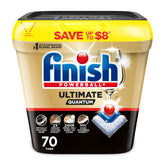 Finish front packaging showing 70-count pods and fresh scent benefit