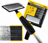 FINXCEL brush front view showing dual-sided design and benefits