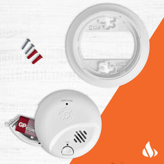 First Alert close-up of sensor grill illustrating precision detection technology benefit