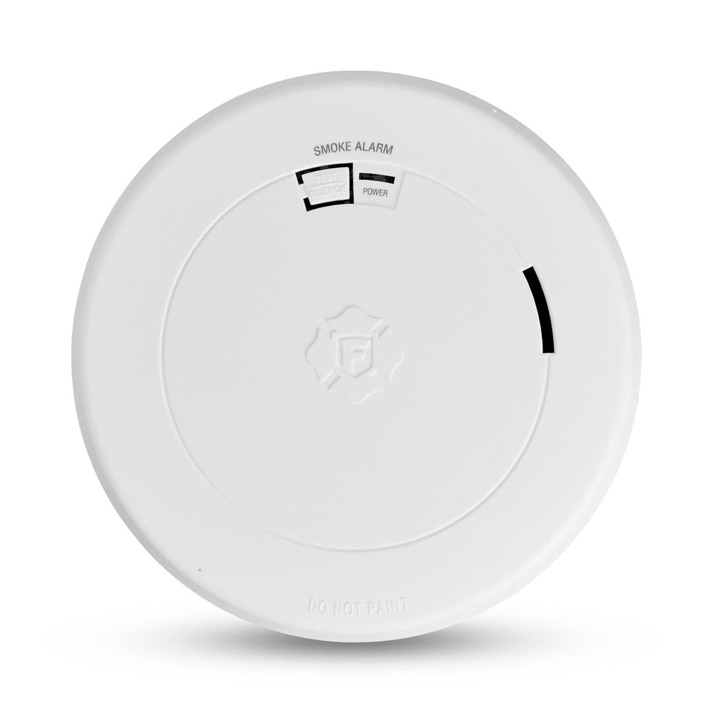 First Alert SM210 front view showing compact slim profile for unobtrusive protection