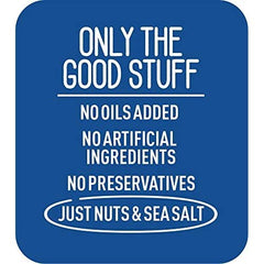 CHEF'S NATURALS Fisher open canister with nuts spilled showing easy access