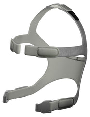 Fisher & Paykel Simplus headgear front view showing breathable material and secure fit
