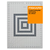 Fiskars front view cutting mat showing overall 18x24 workspace with clear grids