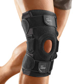 Fit Geno front view showing full hinged knee support and secure fit