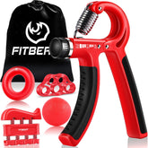 FitBeast 5-pack front view showing grips and compact portability benefit