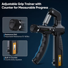 FitBeast finger exerciser close-up on individual springs improving dexterity and rehab benefit
