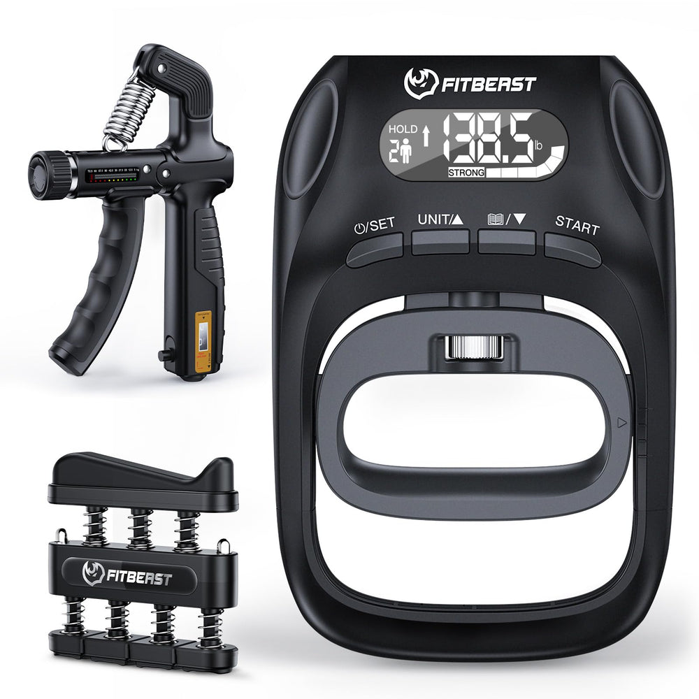 FitBeast front kit packaging showing all three tools and compact case, clear organization benefit