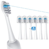 FitMount front packaging showing six individually wrapped replacement heads and benefits