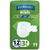 FitRight front packaging showing product and size, clear supply information