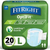 FitRight extra plus front packaging showing product and size for easy selection