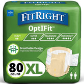 FitRight front packaging showing XL brief count and absorbency benefit