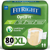 FitRight front packaging showing XL brief count and absorbency benefit