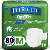 FitRight front packaging showing count and medium size benefits