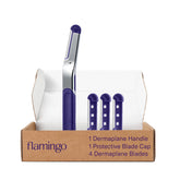 Flamingo handle front view showing ergonomic grip and precise control