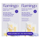 Flamingo front packaging showing kit contents and benefits