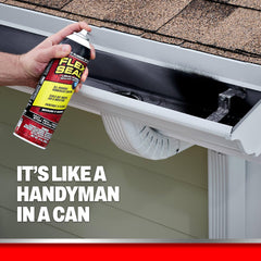 Close-up of Flex Seal rubberized texture demonstrating flexible, durable finish benefit