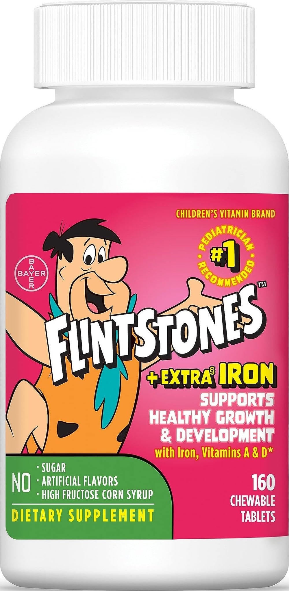 Flintstones Vitamins front packaging showing label and characters for easy identification