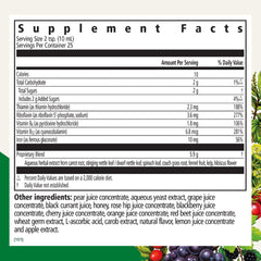 Floradix bottle closeup label highlighting ingredients and gentle iron benefit