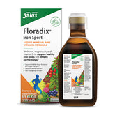 Floradix Iron Sport front bottle view showing label and size for clear recognition and confidence