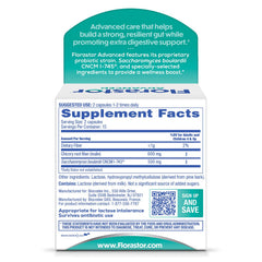 close-up of Florastor vegetarian capsules, clear view of texture and size benefit