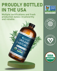 Florisan label closeup highlighting USDA organic badge and ingredient transparency benefit