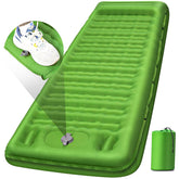 FNARMW front view inflated sleeping pad showing full support and comfort