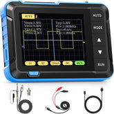 FNIRSI DSO152 front view showing controls and compact design for portable testing