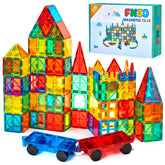 FNJO front packaging showing 100-piece set and idea booklet promoting quick setup