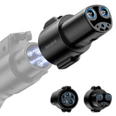 FOCSPROD adapter front view showing compact profile and easy grip benefit
