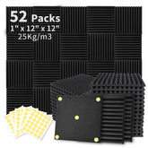 Focusound front packaging showing 52-pack and benefits for room acoustics